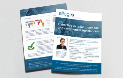 Allegro Translations Leaflet
